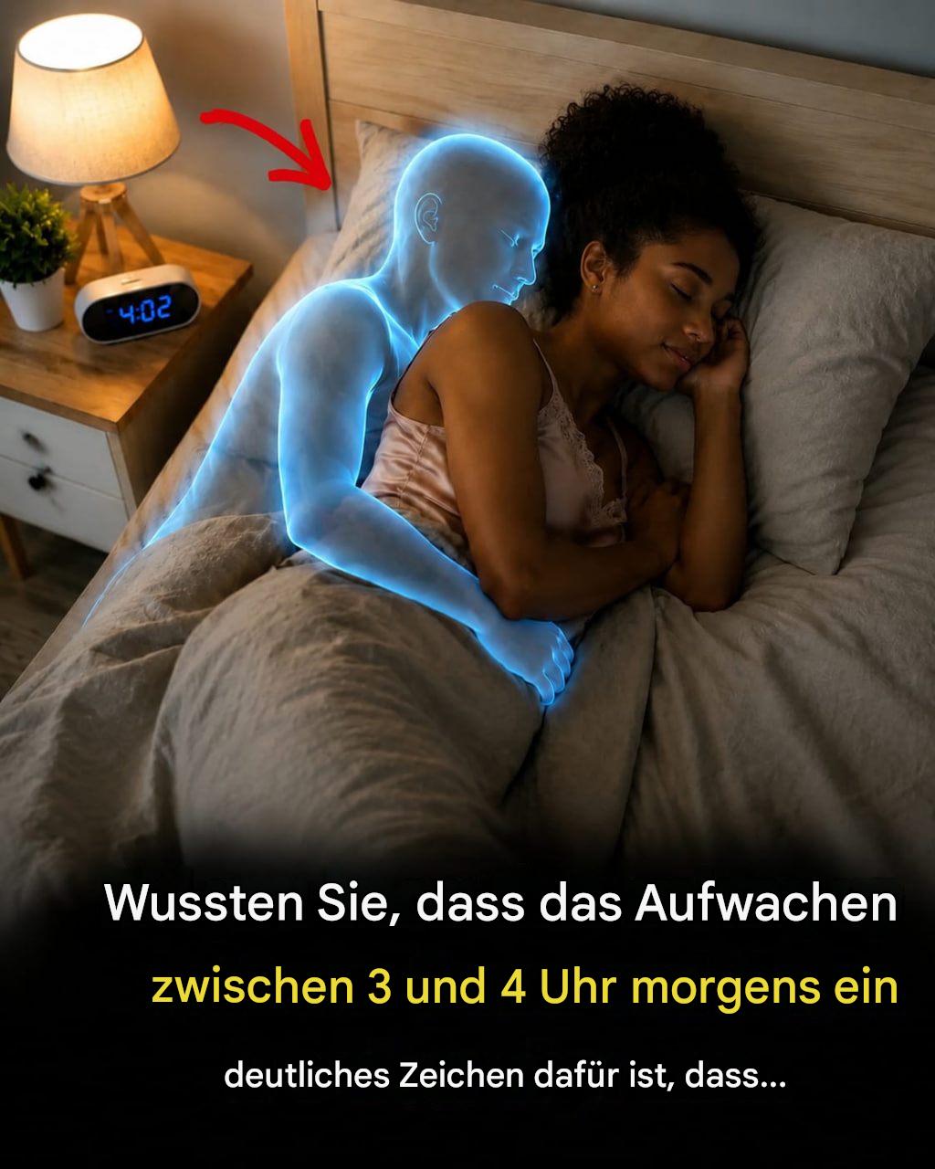 Wussten Sie, dass das Aufwachen um 3 oder 4 Uhr morgens ein deutliches Anzeichen für … ist?