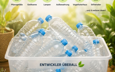 Kreative Wege zur Wiederverwendung von Plastikflaschen