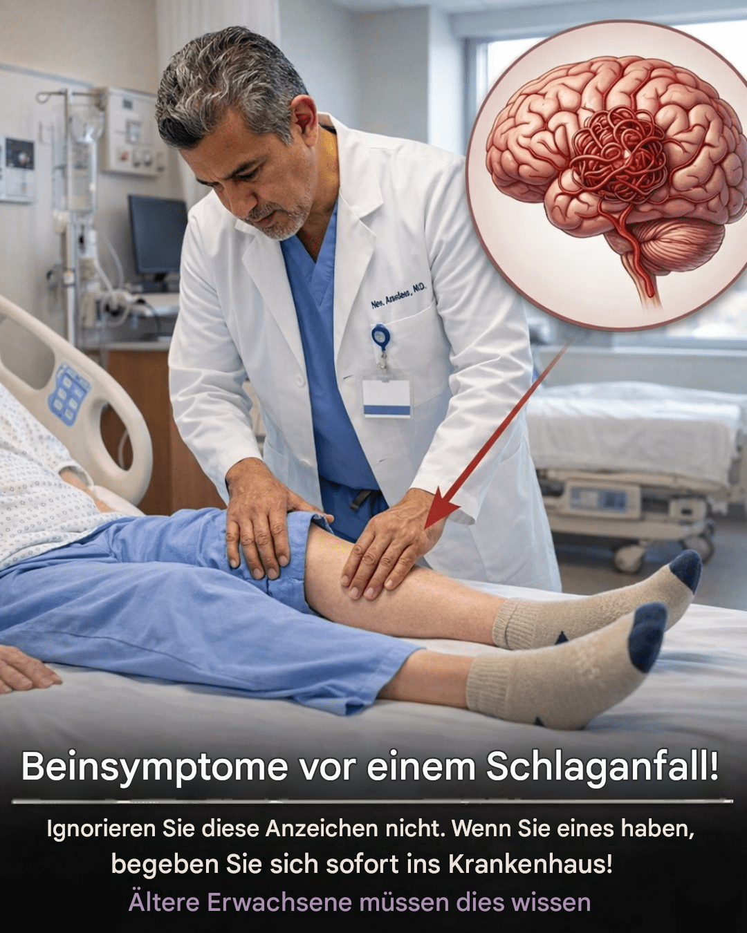 Senden Ihre Beine Warnsignale vor einem Schlaganfall? Anzeichen, die viele Senioren ignorieren