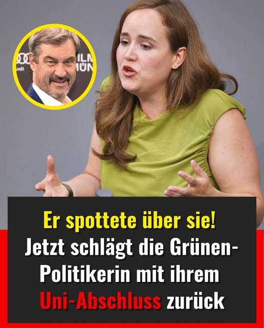 Söder stichelt – Ricarda Lang kontert und schockiert alle