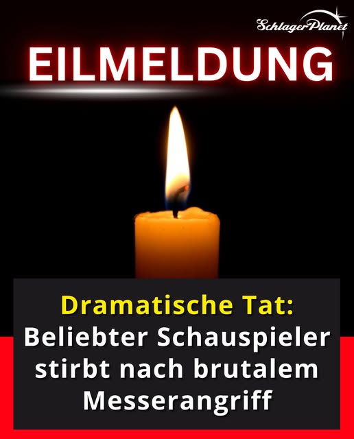 Dramatische Tat: Beliebter Schauspieler stirbt nach brutalem Messerangriff