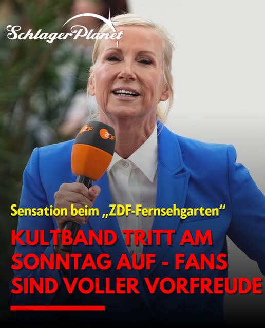 Sensation beim „ZDF-Fernsehgarten“: Kultband tritt am Sonntag auf
