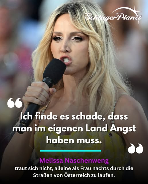 Melissa Naschenberg offenbart: „Ich habe einfach Angst!“