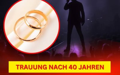 Trauung nach 40 Jahren: Schlagersänger heiratet seine Ex-Freundin