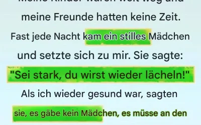 Ein Mädchen erschien neben meinem Krankenhausbett – dann sagte sie meinen Namen