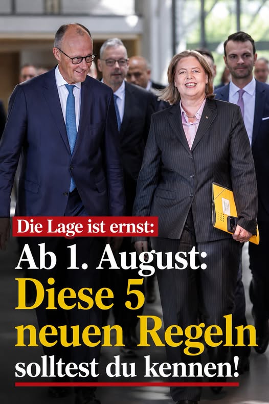 Ab 1. August: Die 5 Regeln, die plötzlich dein Leben verändern – kennst du sie?