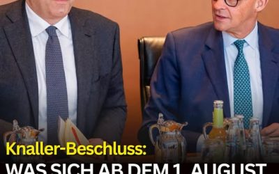 Ab 1. August: Die 5 Regeln, die plötzlich dein Leben verändern – kennst du sie?