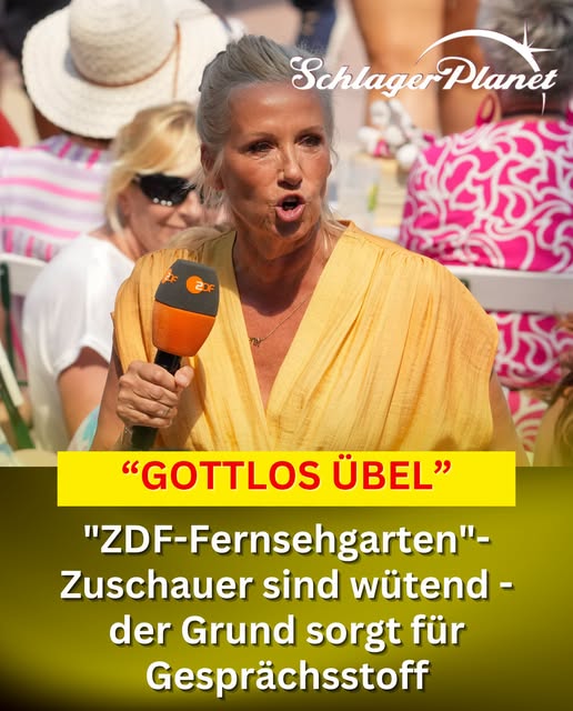 „Gottlos übel“: „ZDF-Fernsehgarten“-Zuschauer sind wütend – der Grund sorgt für Gesprächsstoff