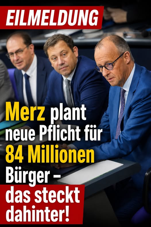 Merz plant neue Pflicht für 84 Millionen Bürger – das steckt dahinter!