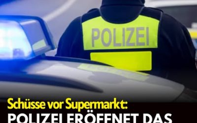 Schüsse vor Supermarkt: Polizei eröffnet das Feuer auf einen Mann – die Hintergründe des Einsatzes sorgen für Aufsehen