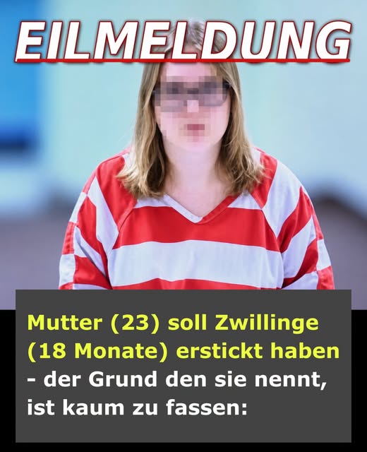 Schockfall: Mutter (23) soll Zwillinge erstickt haben!