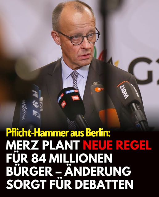 Merz plant neue Pflicht für 84 Millionen Bürger – das steckt dahinter!