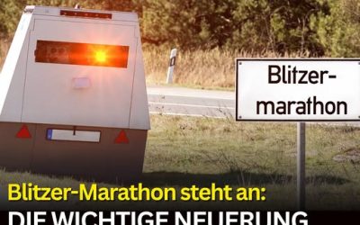 Blitzer-Marathon steht an: Die wichtige Neuerung sollten Autofahrer kennen