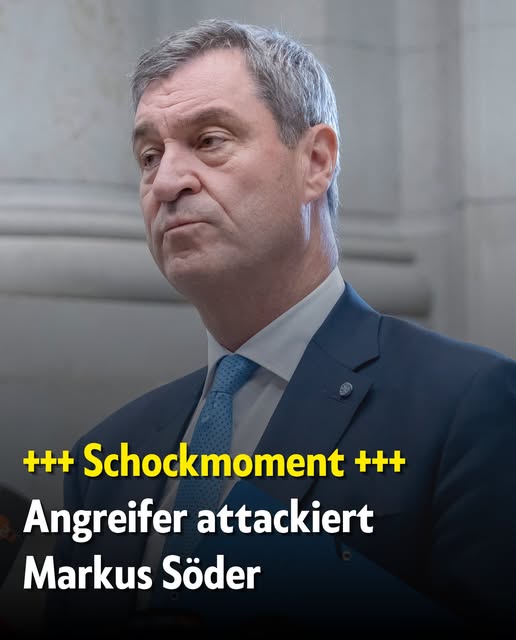 Angreifer attackiert Markus Söder