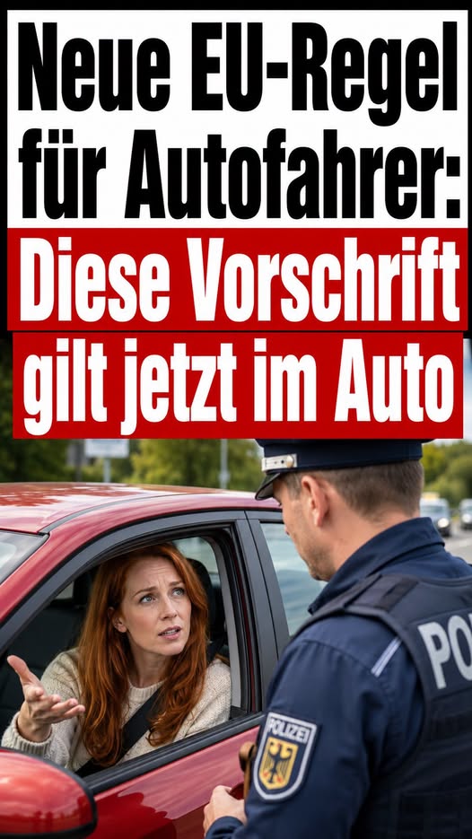 EU-Regel im Auto: Was Autofahrer jetzt unbedingt wissen müssen!