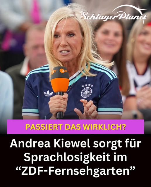 Unfassbare Szenen im „ZDF-Fernsehgarten“: Das gab es noch nie
