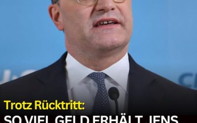 Trotz Rücktritt: So viel Geld erhält Jens Spahn monatlich