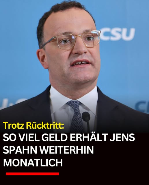 Trotz Rücktritt: So viel Geld erhält Jens Spahn monatlich