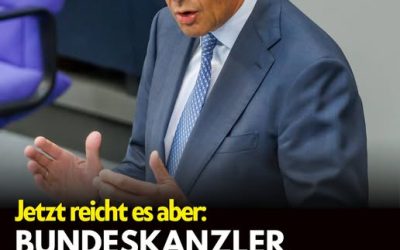 Kanzler Merz rastet vor laufender Kamera aus