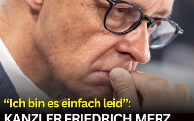Kanzler Merz rastet vor laufender Kamera aus