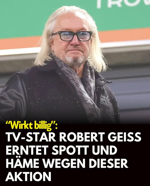 Robert Geiss erntet Spott und Häme