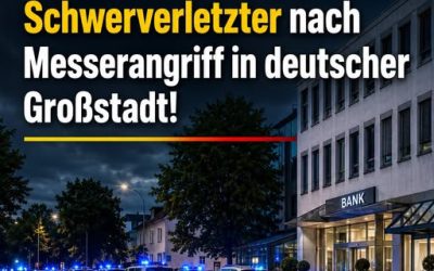 Geiselnahme in Bank – Schwerverletzter nach Messerangriff schockiert die Stadt!