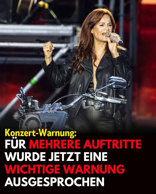 Konzert-Warnung: Für mehrere Auftritte wurde jetzt eine wichtige Warnung ausgesprochen