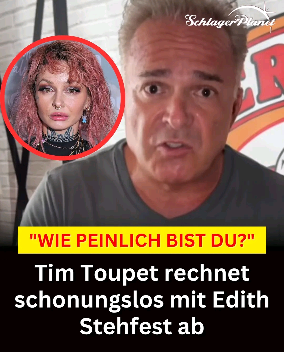 In “Das Sommerhaus der Stars” wurden Tim Toupet und Edith Stehfest keine Freunde. Jahre später entfacht erneut eine hitzige Debatte zwischen den beiden.