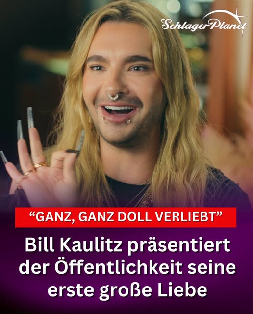 Bill Kaulitz präsentiert der Öffentlichkeit seine erste große Liebe