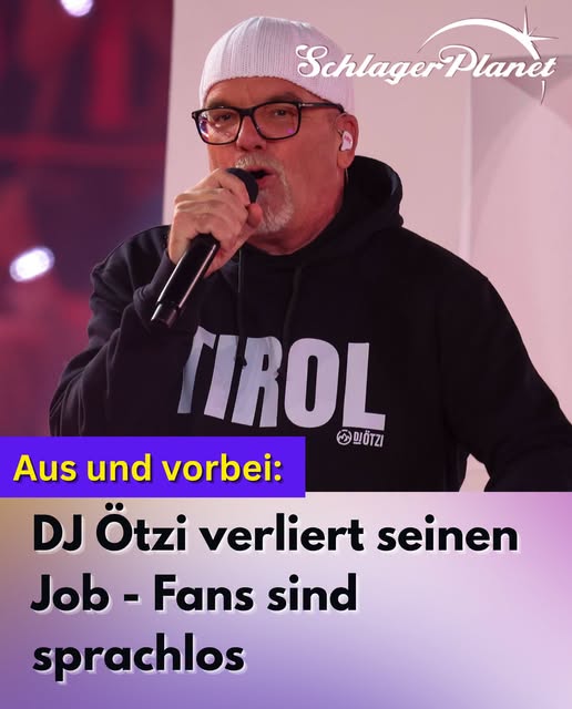 Aus und vorbei: DJ Ötzi verliert seinen Job – Fans sind sprachlos