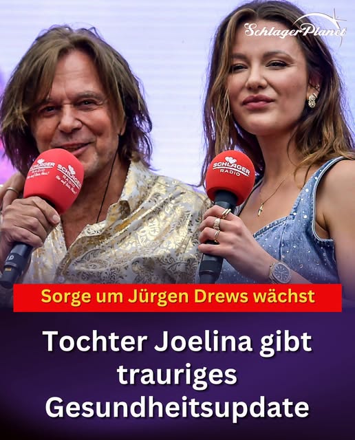 Sorge um Jürgen Drews wächst: Tochter Joelina gibt trauriges Gesundheitsupdate